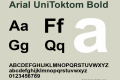 Arial UniToktom