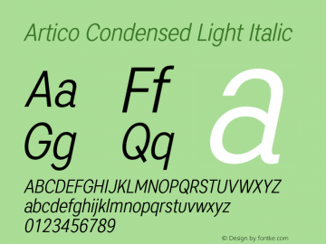 Artico Condensed