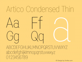 Artico Condensed