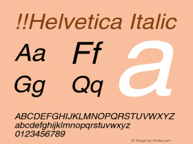!!Helvetica