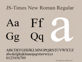 JS-Times New Roman