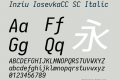 Inziu IosevkaCC SC