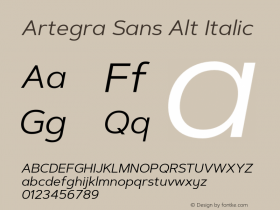 Artegra Sans Alt