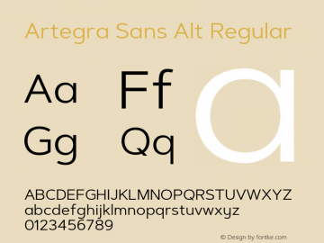 Artegra Sans Alt