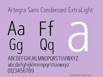 Artegra Sans Condensed