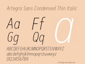 Artegra Sans Condensed