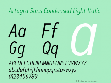 Artegra Sans Condensed