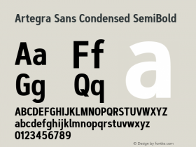 Artegra Sans Condensed