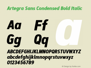 Artegra Sans Condensed