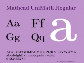 Mathcad UniMath