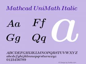 Mathcad UniMath