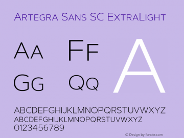 Artegra Sans SC