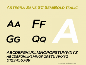 Artegra Sans SC