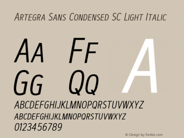 Artegra Sans Condensed SC