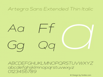 Artegra Sans Extended