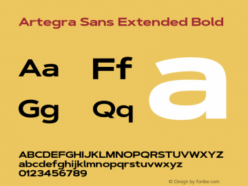 Artegra Sans Extended