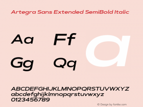 Artegra Sans Extended