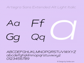 Artegra Sans Extended Alt