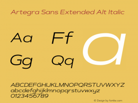 Artegra Sans Extended Alt