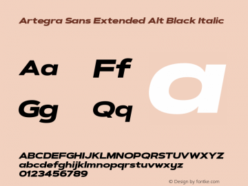 Artegra Sans Extended Alt