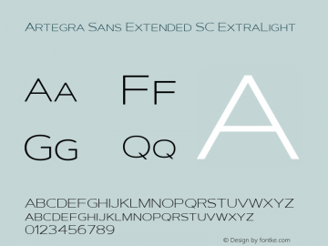 Artegra Sans Extended SC