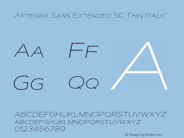 Artegra Sans Extended SC