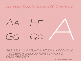 Artegra Sans Extended SC