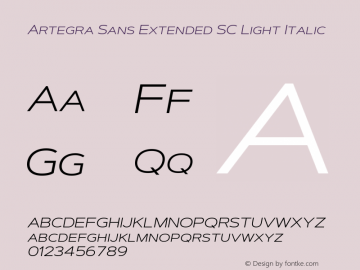 Artegra Sans Extended SC