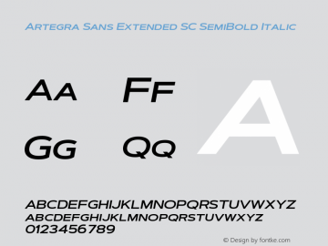 Artegra Sans Extended SC