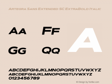 Artegra Sans Extended SC