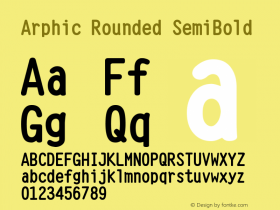 Arphic Rounded