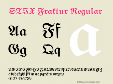 STIX Fraktur