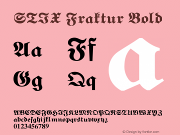 STIX Fraktur