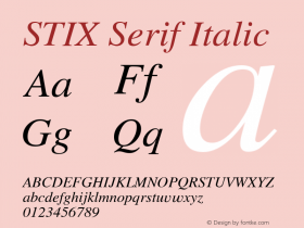 STIX Serif