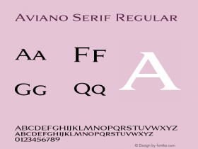 Aviano Serif