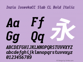 Inziu IosevkaCC Slab CL