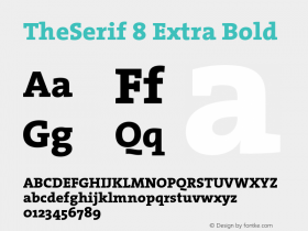 TheSerif 8 Extra