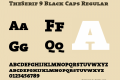 TheSerif 9 Black Caps