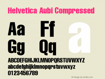 Helvetica Aubi