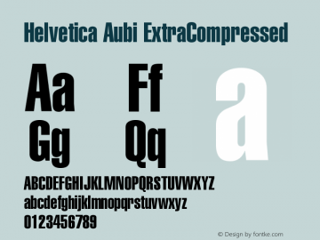 Helvetica Aubi