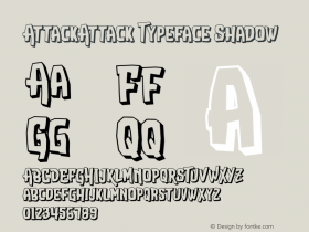 AttackAttack Typeface