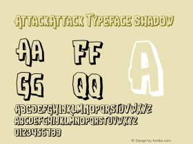 AttackAttack Typeface