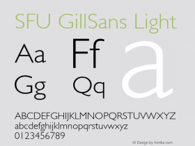 SFU GillSans