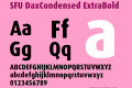 SFU DaxCondensed