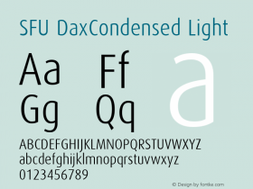 SFU DaxCondensed