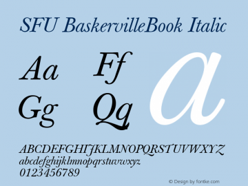 SFU BaskervilleBook