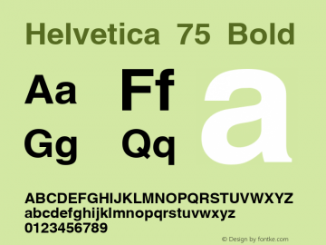 Helvetica 75