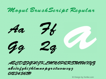 Mogul BrushScript