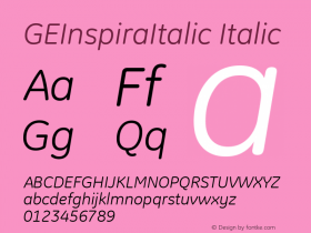 GEInspiraItalic