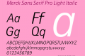 Merck Sans Serif Pro Light